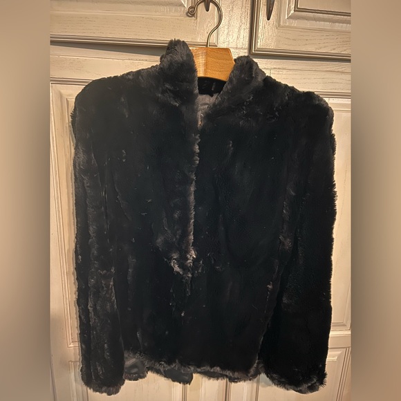 Vintage Genuine Fur Coat Cape SzXL By Pauline’s Fine Furs In Buffalo - Picture 1 of 5
